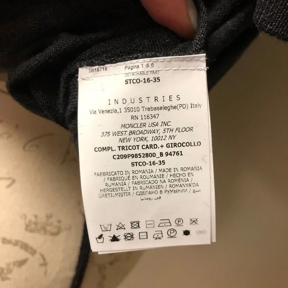 [6] Moncler wool blend blouse - Picture 4 of 5